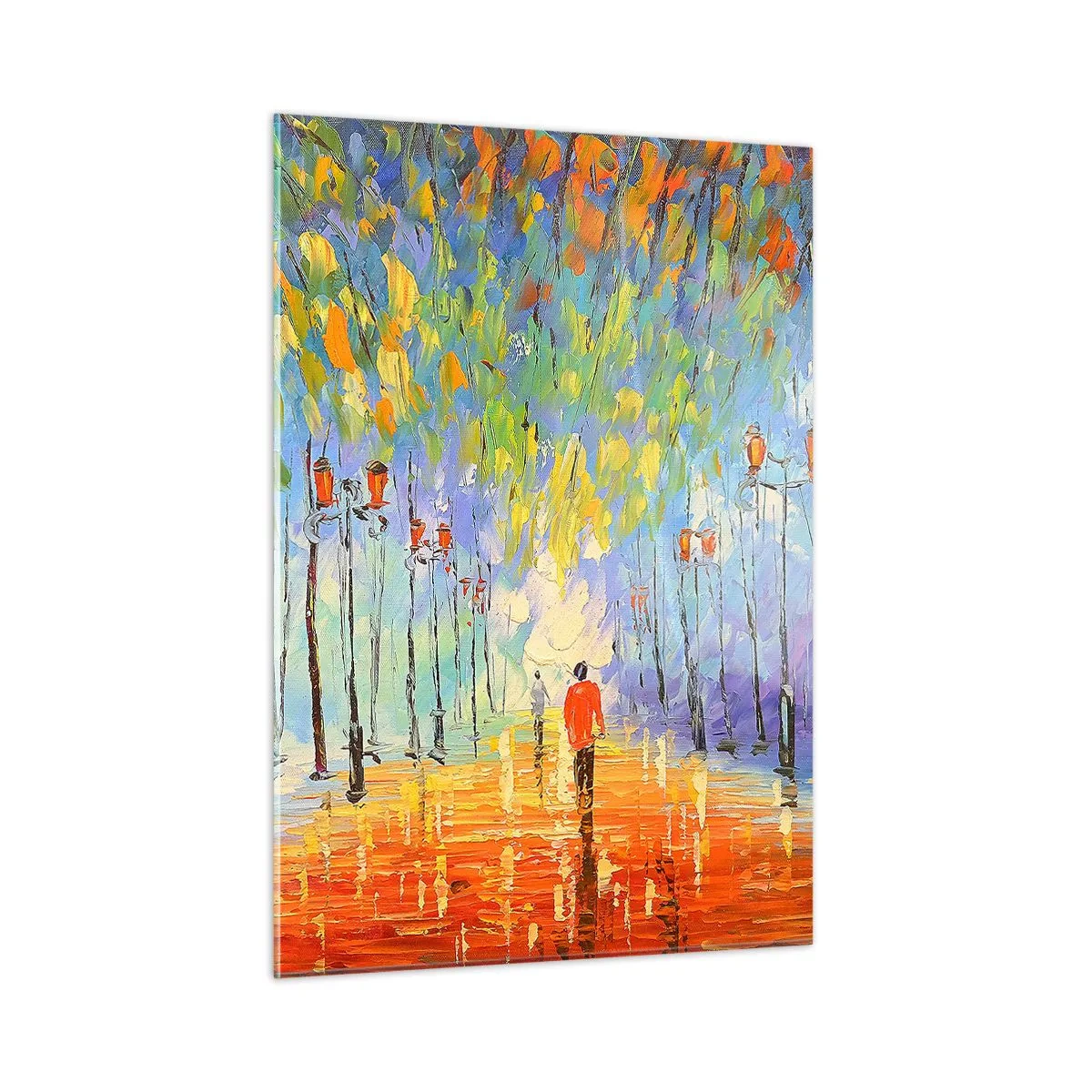 Quadro em vidro - Canto nocturno da chuva - 50x70 cm