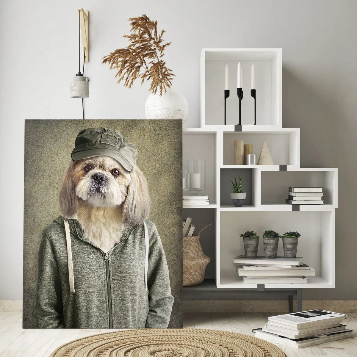 Quadro em vidro - Prefiro relaxar - 50x70 cm