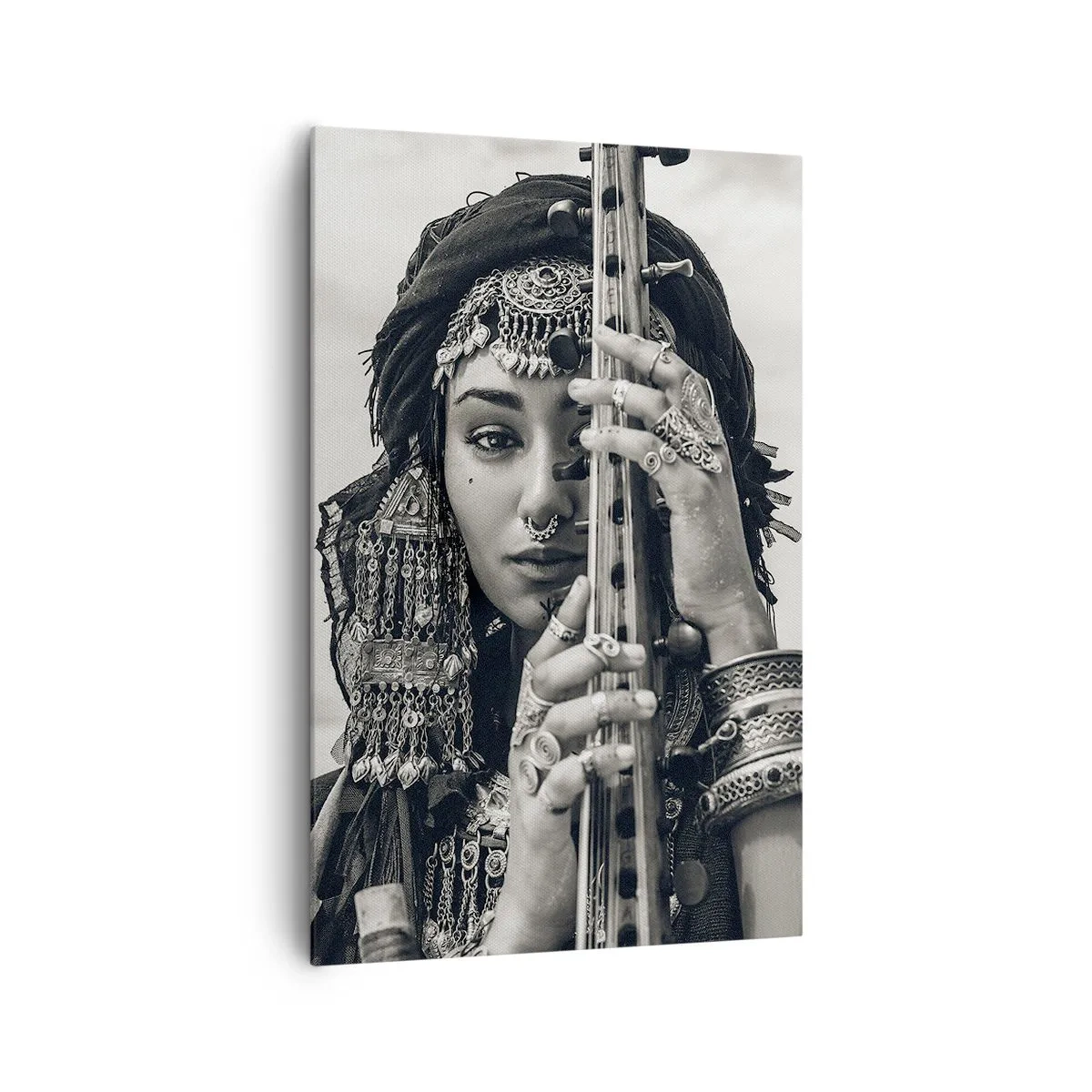 Quadro em tela - A própria música oriental - 80x120 cm