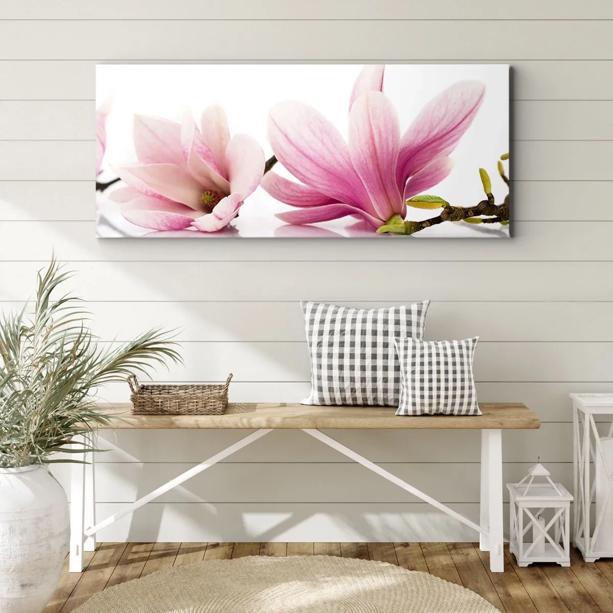 Quadro em tela - Suave como um sopro de primavera - 100x40 cm
