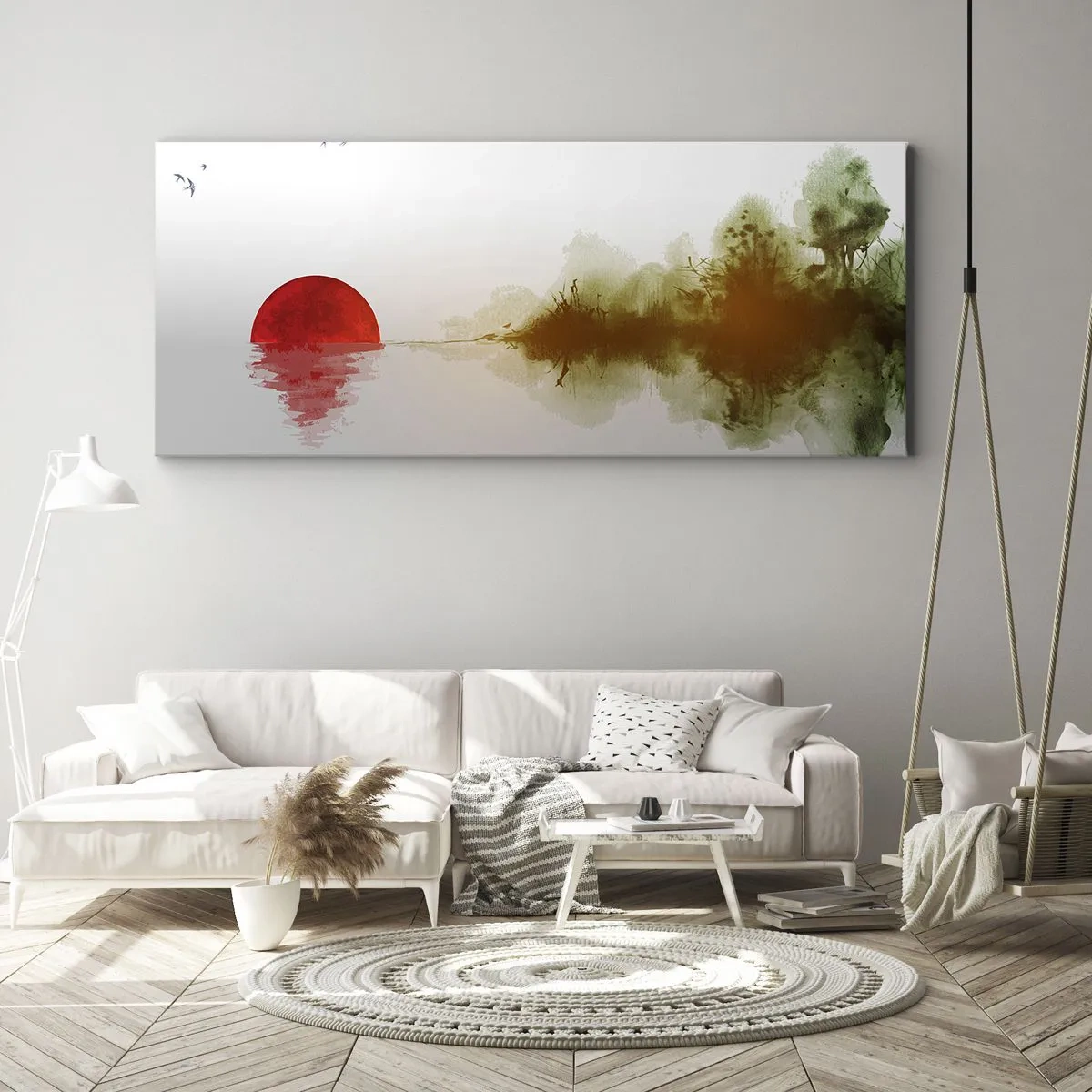Quadro em tela - Uma promessa de paz - 100x40 cm