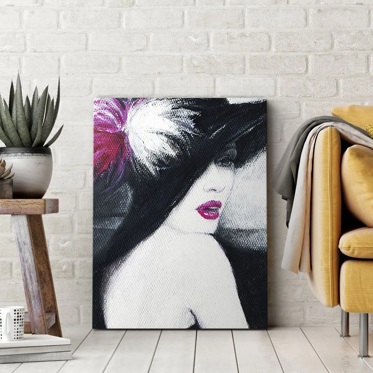 Quadro em tela - Sempre misteriosa - 50x70 cm