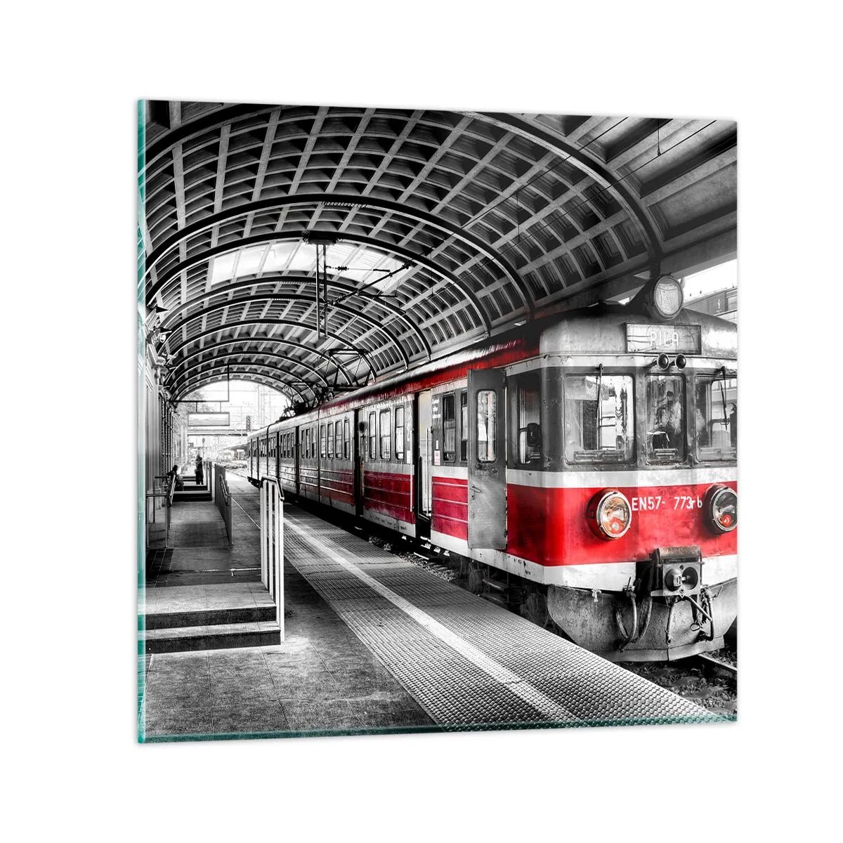 Quadro em vidro - Talvez seja a viagem de sua vida? - 70x70 cm