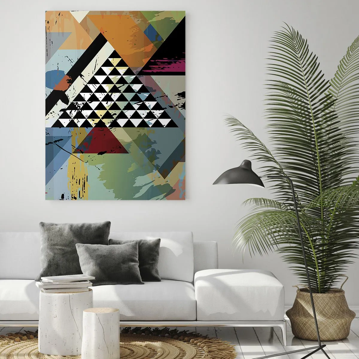 Quadro em vidro - Como é simples - 50x70 cm