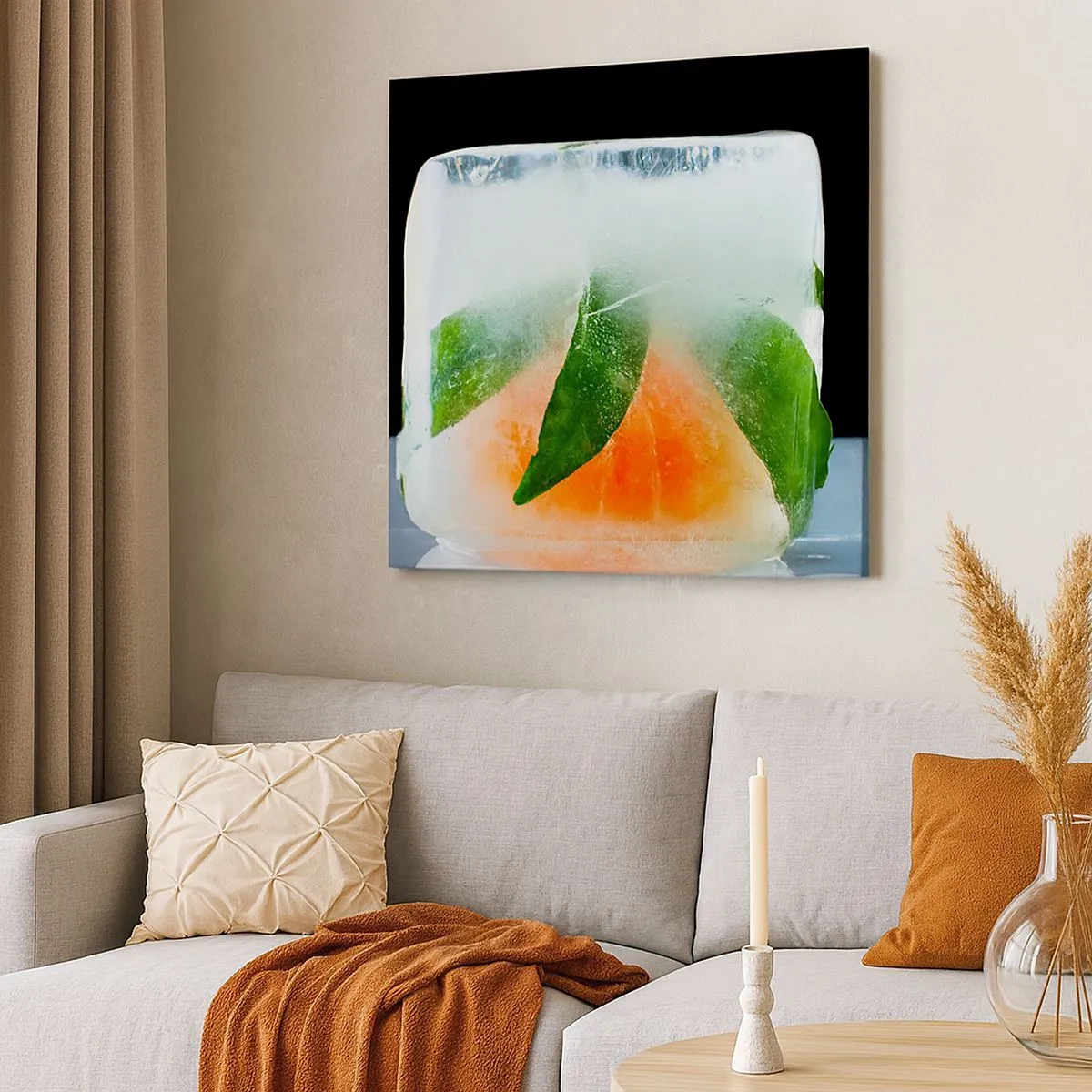 Quadro em tela - Frescor e refresco - 30x30 cm