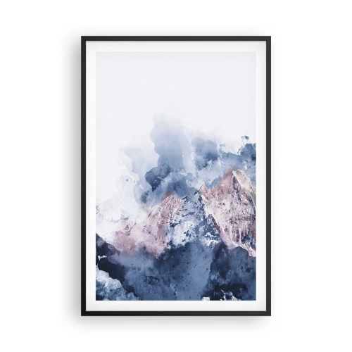 Pôster com moldura preta - Estes são os verdadeiros picos! - 61x91 cm