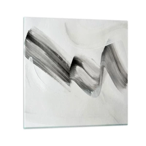 Quadro em vidro - Casualmente para se divertir - 50x50 cm