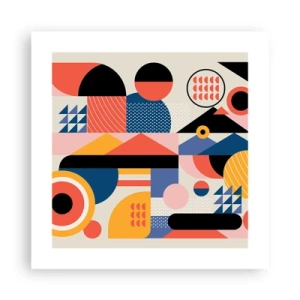 Pôster - Composição: brincar - 40x40 cm