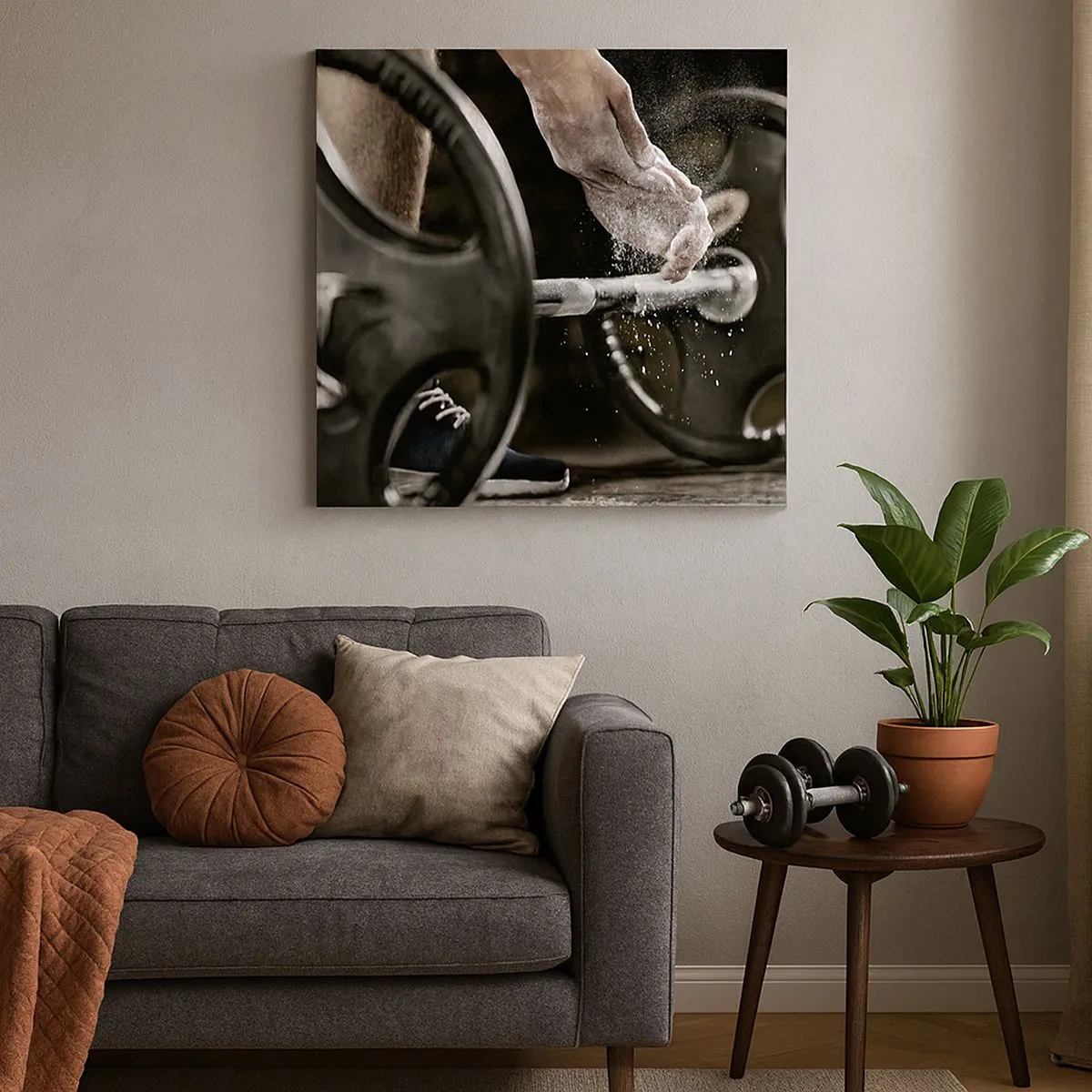 Quadro em tela - Desafio aceite! - 30x30 cm