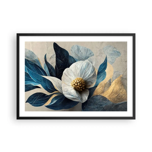 Pôster com moldura preta - Tem um coração de ouro - 70x50 cm