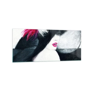 Quadro em vidro - Sempre misteriosa - 120x50 cm