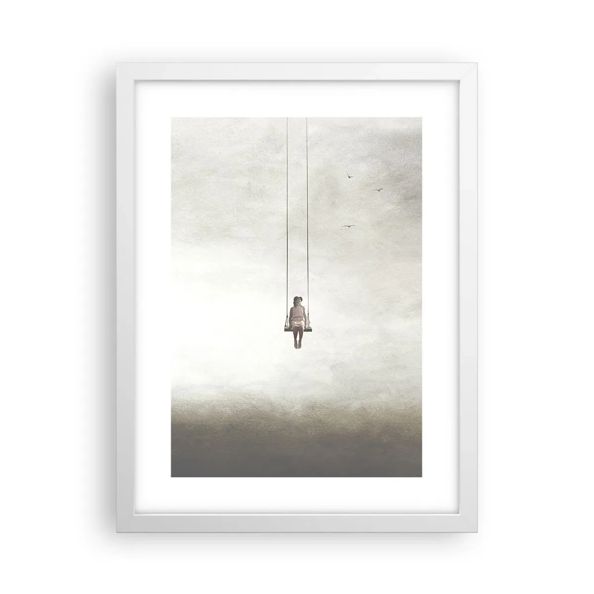 Pôster em moldura branca - A criança em nós - 30x40 cm