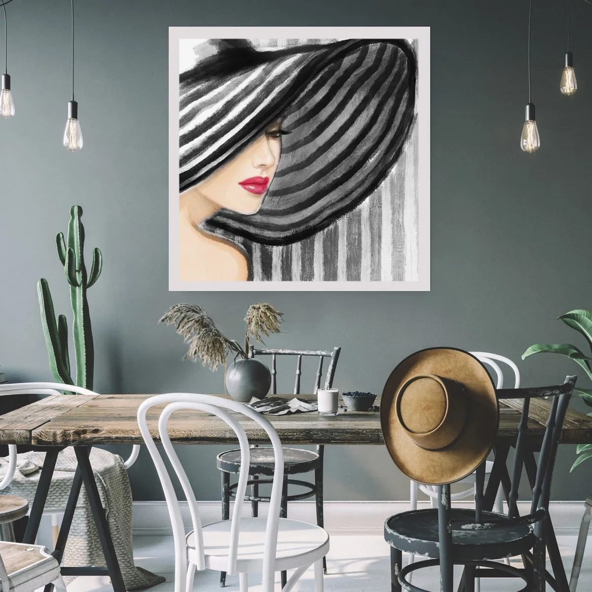 Pôster - Onde encontrar-te? - 60x60 cm