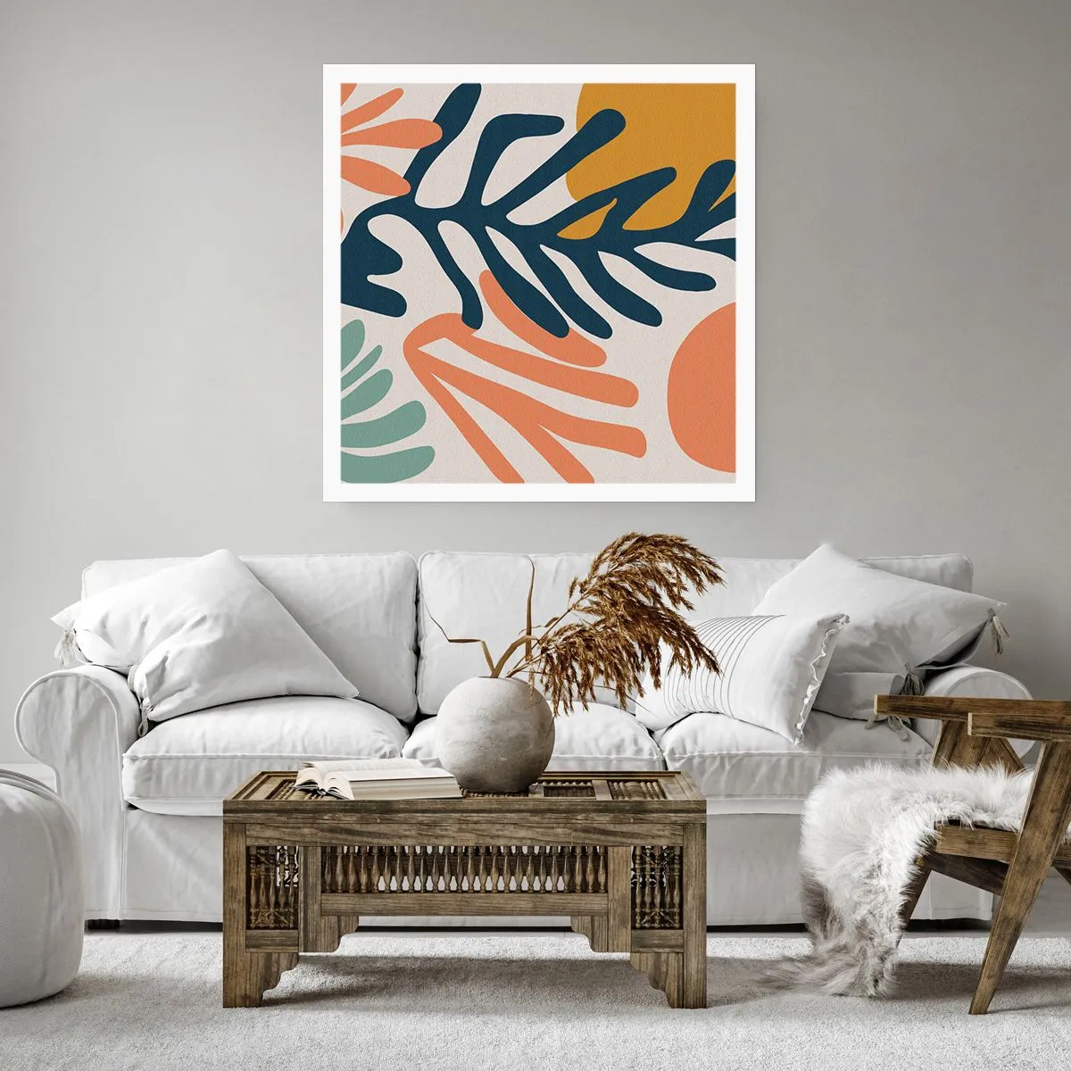 Pôster - Mares de coral - 30x30 cm