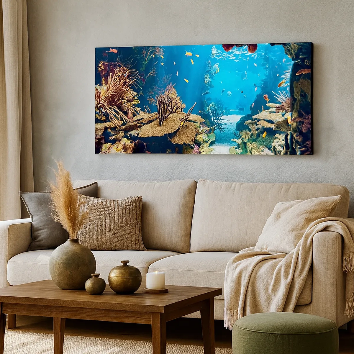 Quadro em tela - Mais belo que um sonho - 30x30 cm