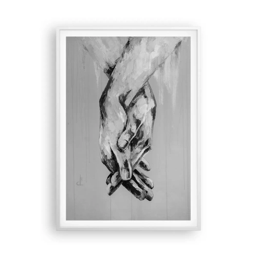 Pôster em moldura branca - Início... - 70x100 cm