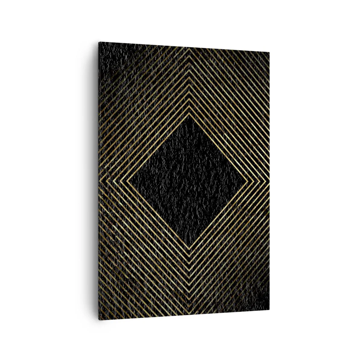 Quadro em tela - Geometria em estilo glamoroso - 70x100 cm