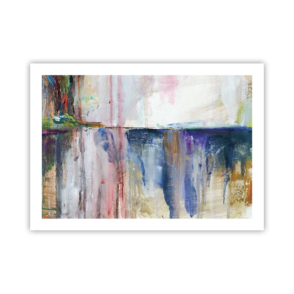 Pôster - Impressões coloridas e associações - 70x50 cm