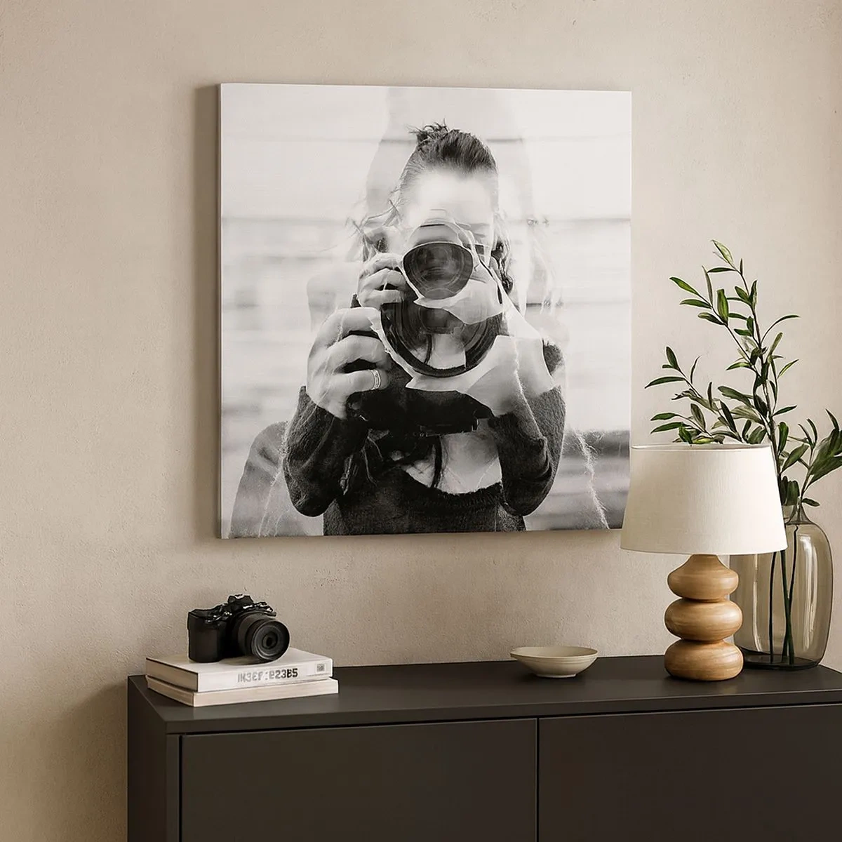 Quadro em tela - Criador e material - 30x30 cm