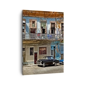 Quadro em tela - Vibrações de Havana - 50x70 cm