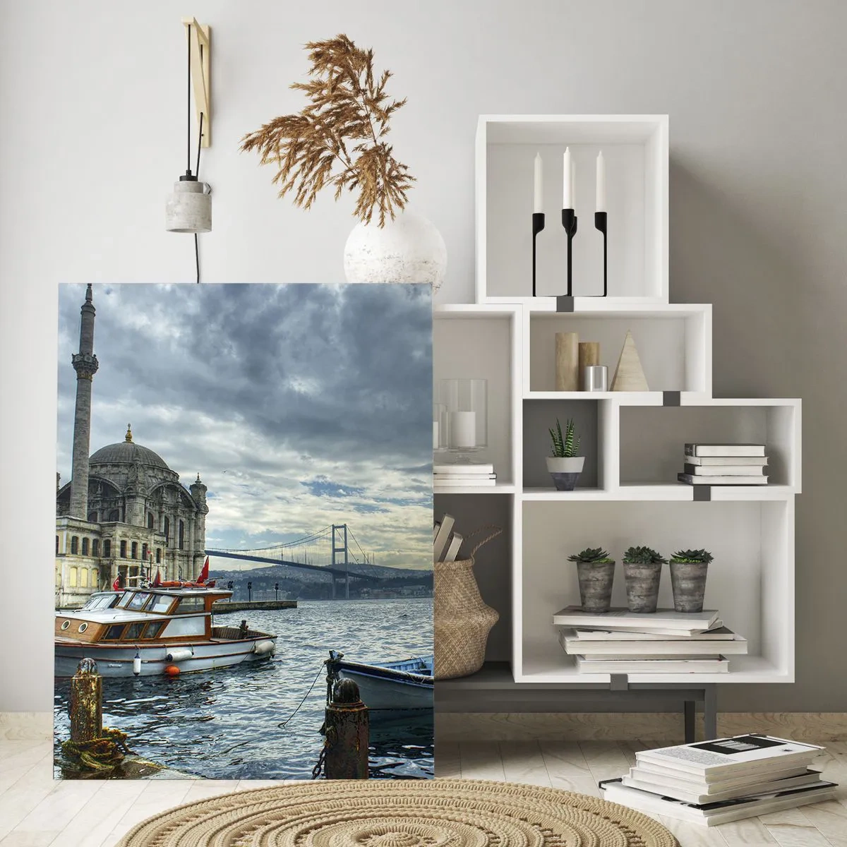 Quadro em vidro - Na fronteira dos mundos - 70x100 cm