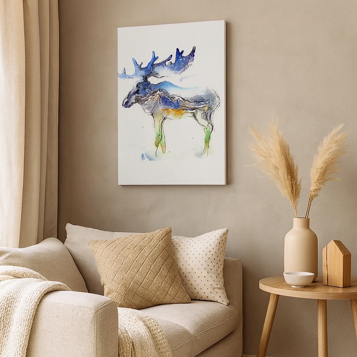 Quadro em tela - O herói do conto de inverno - 50x70 cm