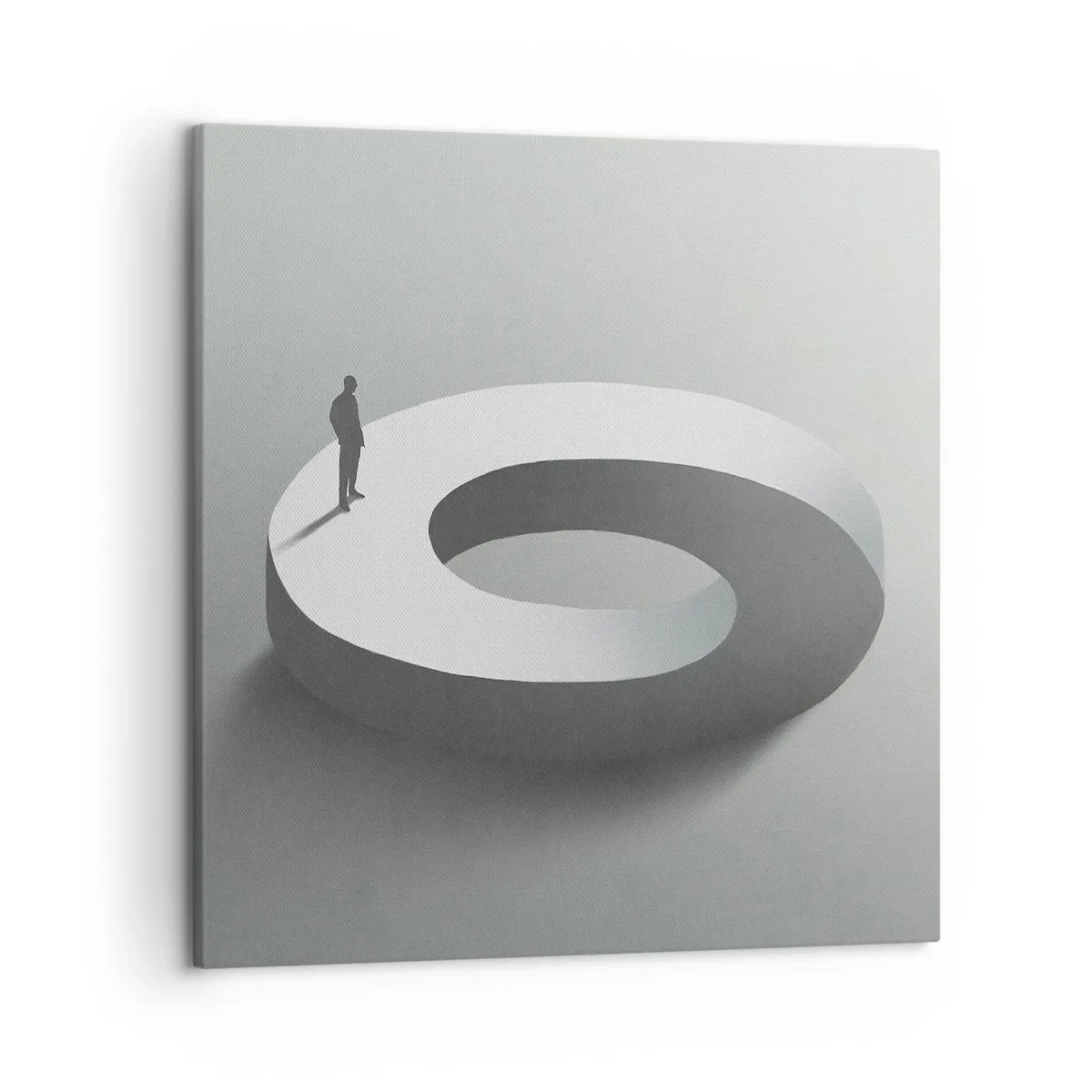 Quadro em tela - Seja inteligente - 50x50 cm