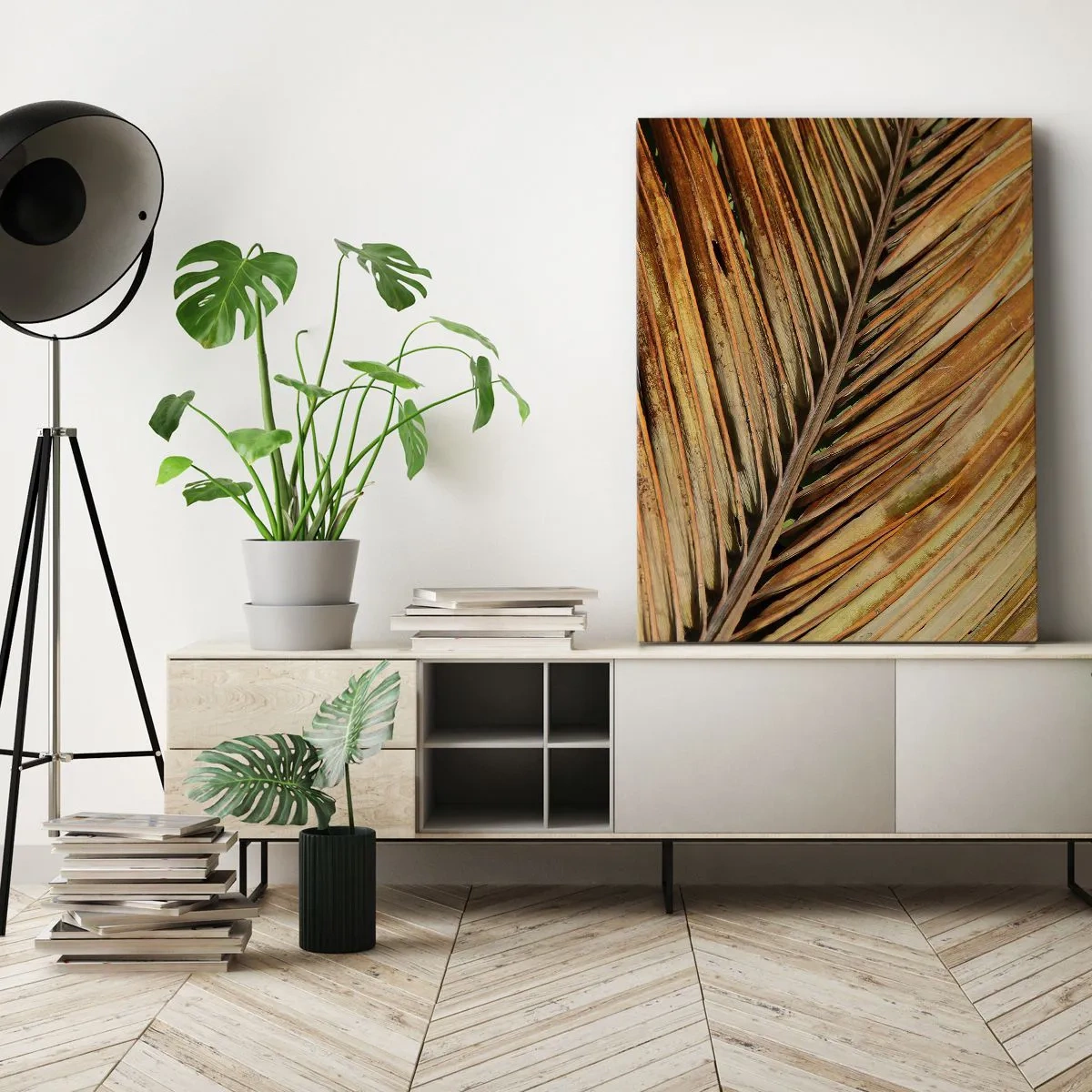 Quadro em tela - Ouro de coco - 70x100 cm