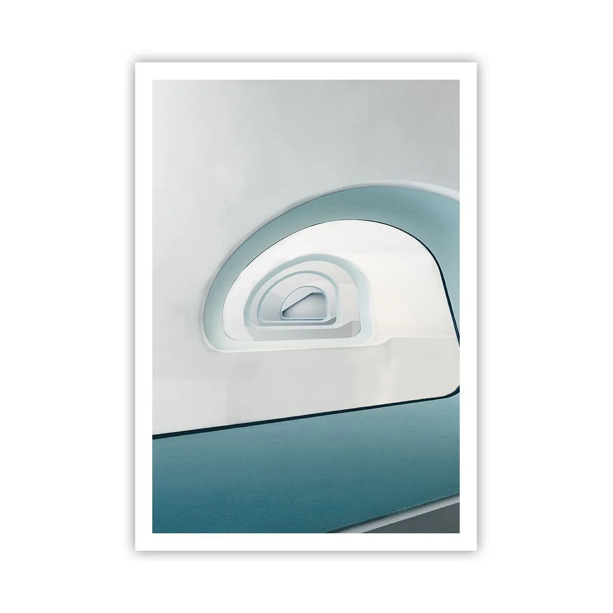 Pôster - Para o fundo do azul - 70x100 cm