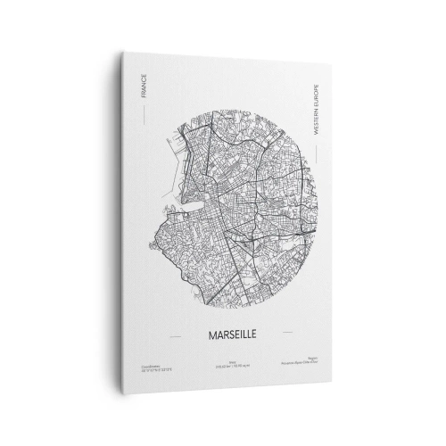 Quadro em tela - Anatomia de Marselha - 70x100 cm