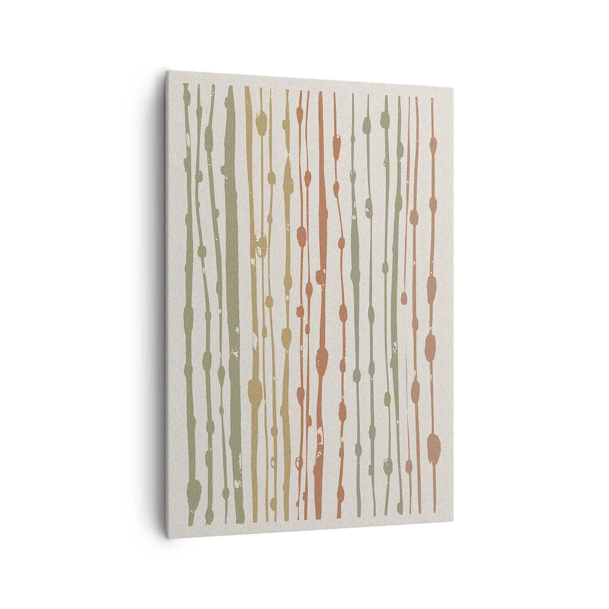 Quadro em tela - Notação musical de cores - 70x100 cm