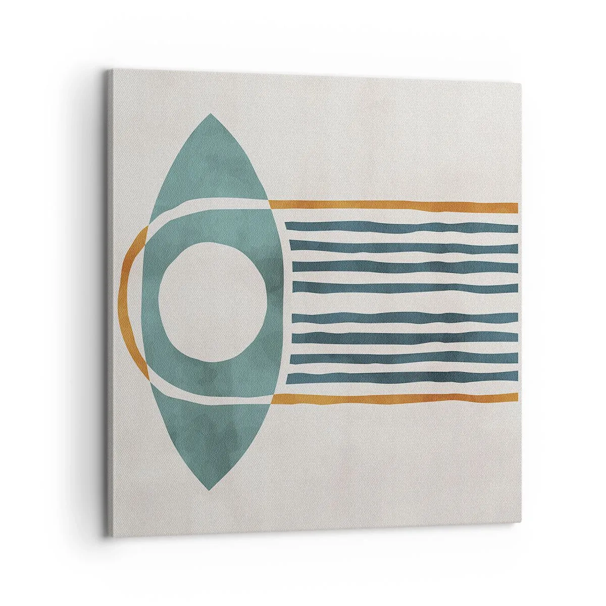 Quadro em tela - Sinais e rituais - 60x60 cm