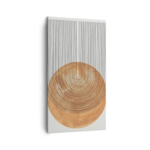 Quadro em tela - Composição solar - 45x80 cm