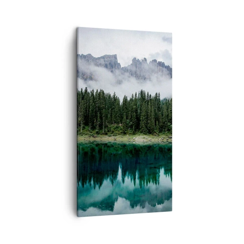 Quadro em tela - Calma, silêncio, não vamos acordar a água... - 45x80 cm