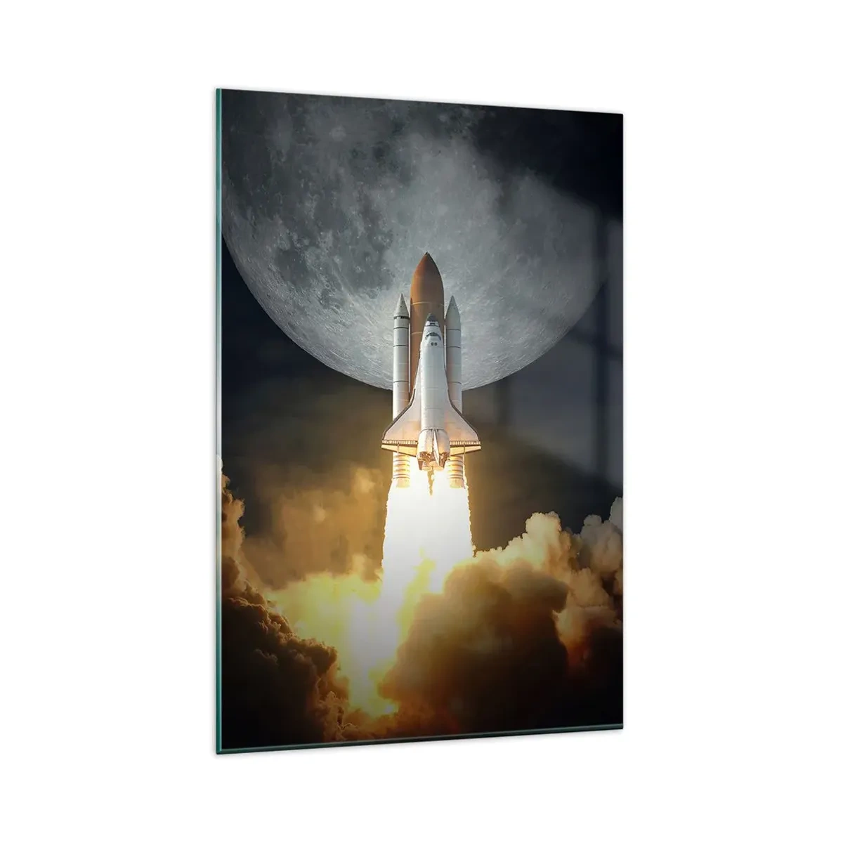 Quadro em vidro - O início de uma aventura sobrenatural - 80x120 cm