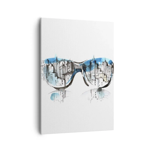 Quadro em tela - Elegância Metropolitana - 50x70 cm
