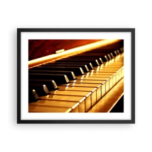 Pôster com moldura preta - Infinitas possibilidades  - 50x40 cm