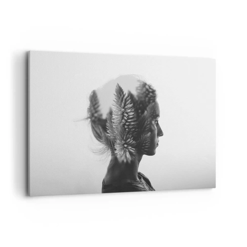 Quadro em tela - A senhora do pinhal - 120x80 cm