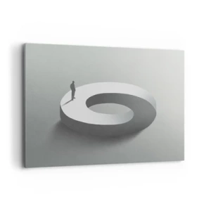 Quadro em tela - Seja inteligente - 100x70 cm