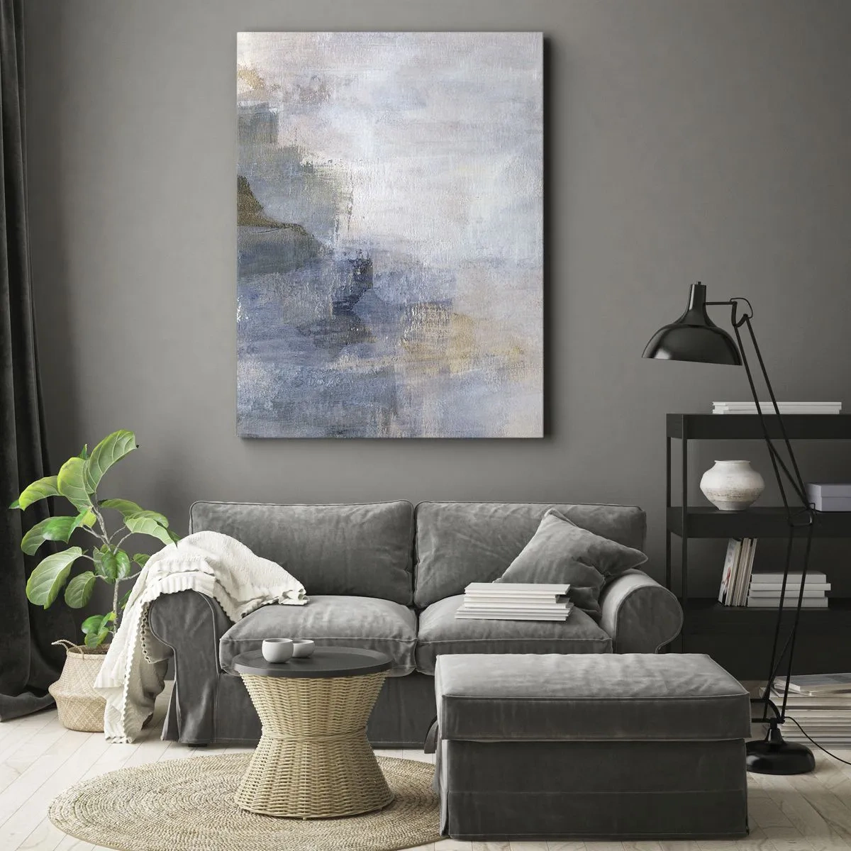Quadro em tela - Tons e acordes das cores - 50x70 cm