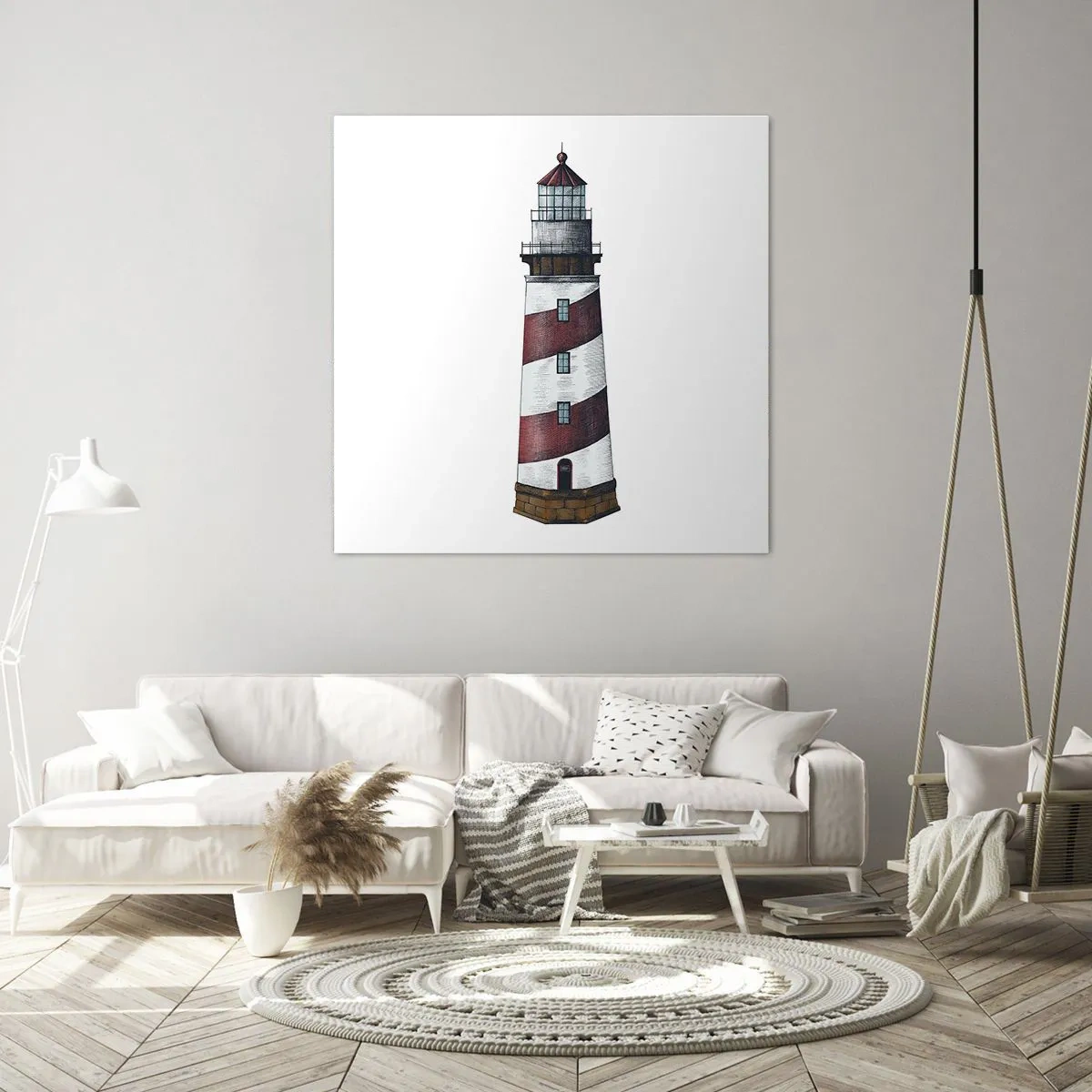 Quadro em tela - Sempre em guarda - 40x40 cm