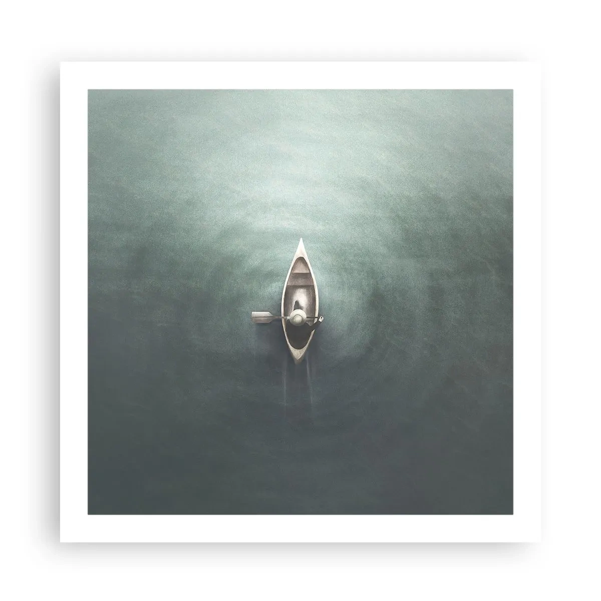 Pôster - Através do lago da lua - 60x60 cm