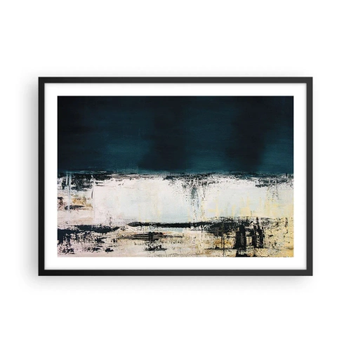 Pôster com moldura preta - Composição horizontal - 70x50 cm