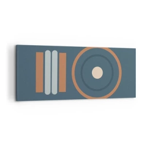Quadro em tela - A essência da questão - 100x40 cm