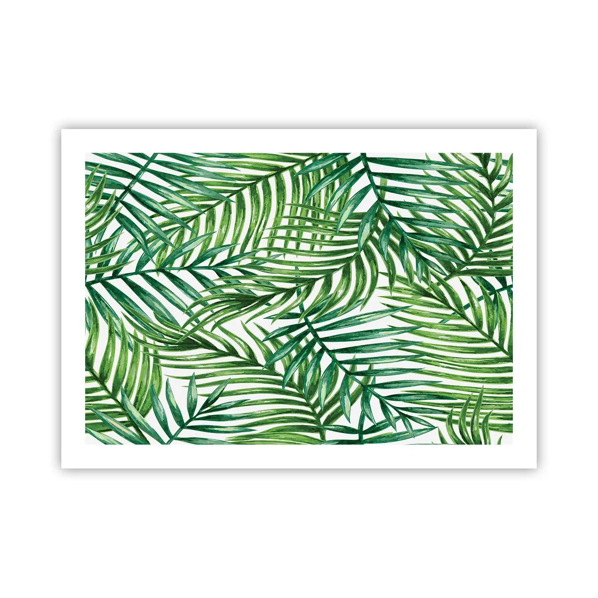 Pôster - Sob as folhas verdes - 70x50 cm