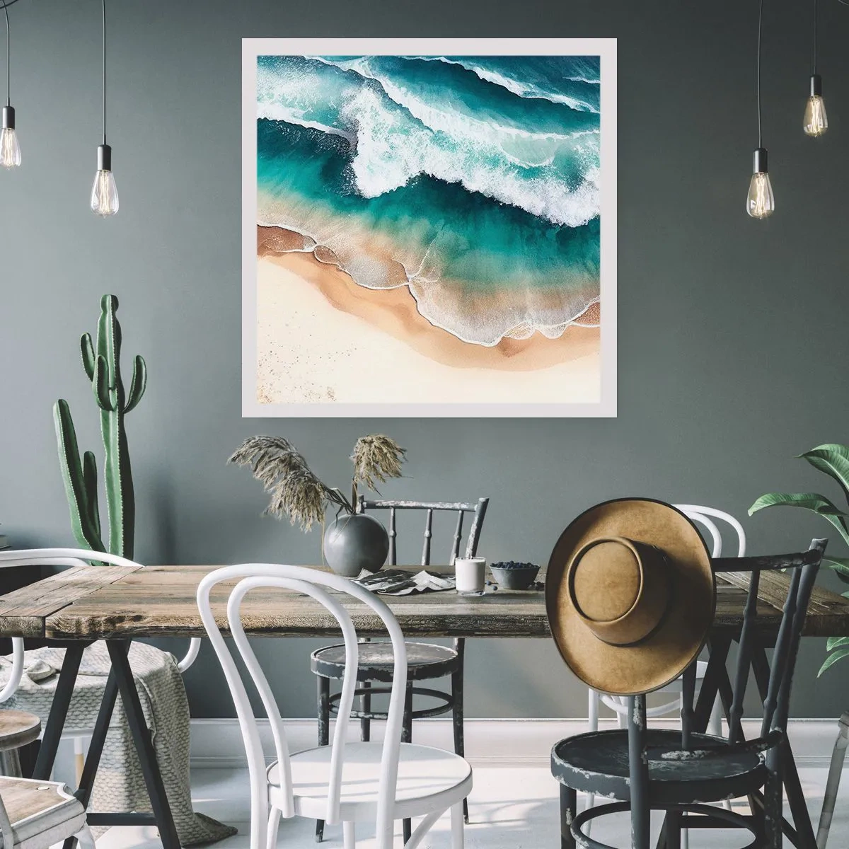 Pôster - O eterno encontro - 30x30 cm