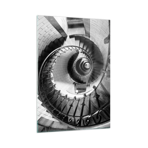 Quadro em vidro - Cada vez mais alto - 50x70 cm