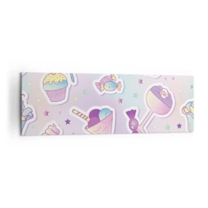 Quadro em tela - Tenha um aniversário todos os dias - 160x50 cm