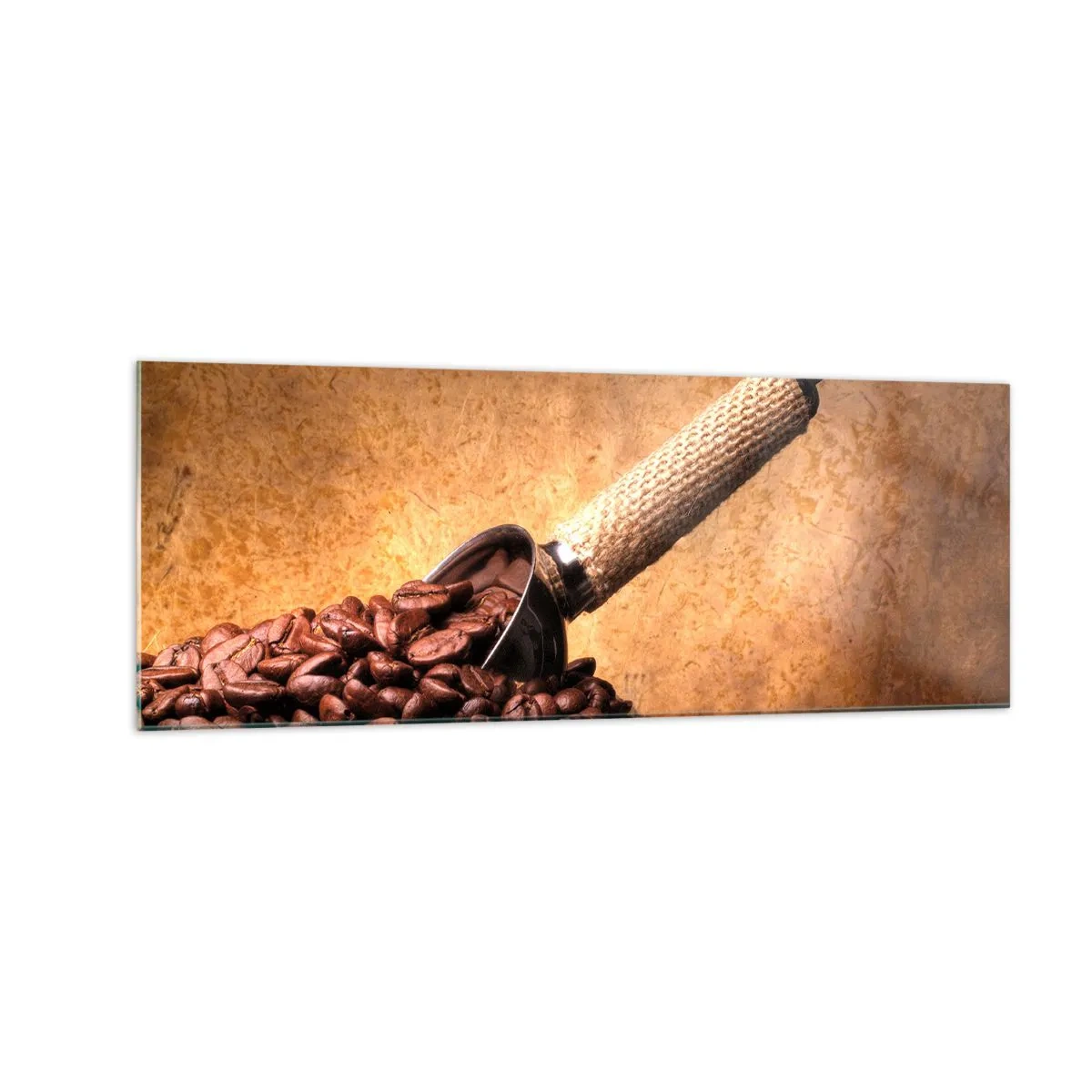 Quadro em vidro - Na fonte do sabor - 140x50 cm