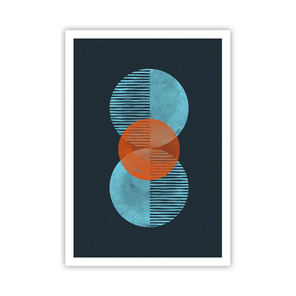 Pôster - Obras de arte simétricas - 70x100 cm